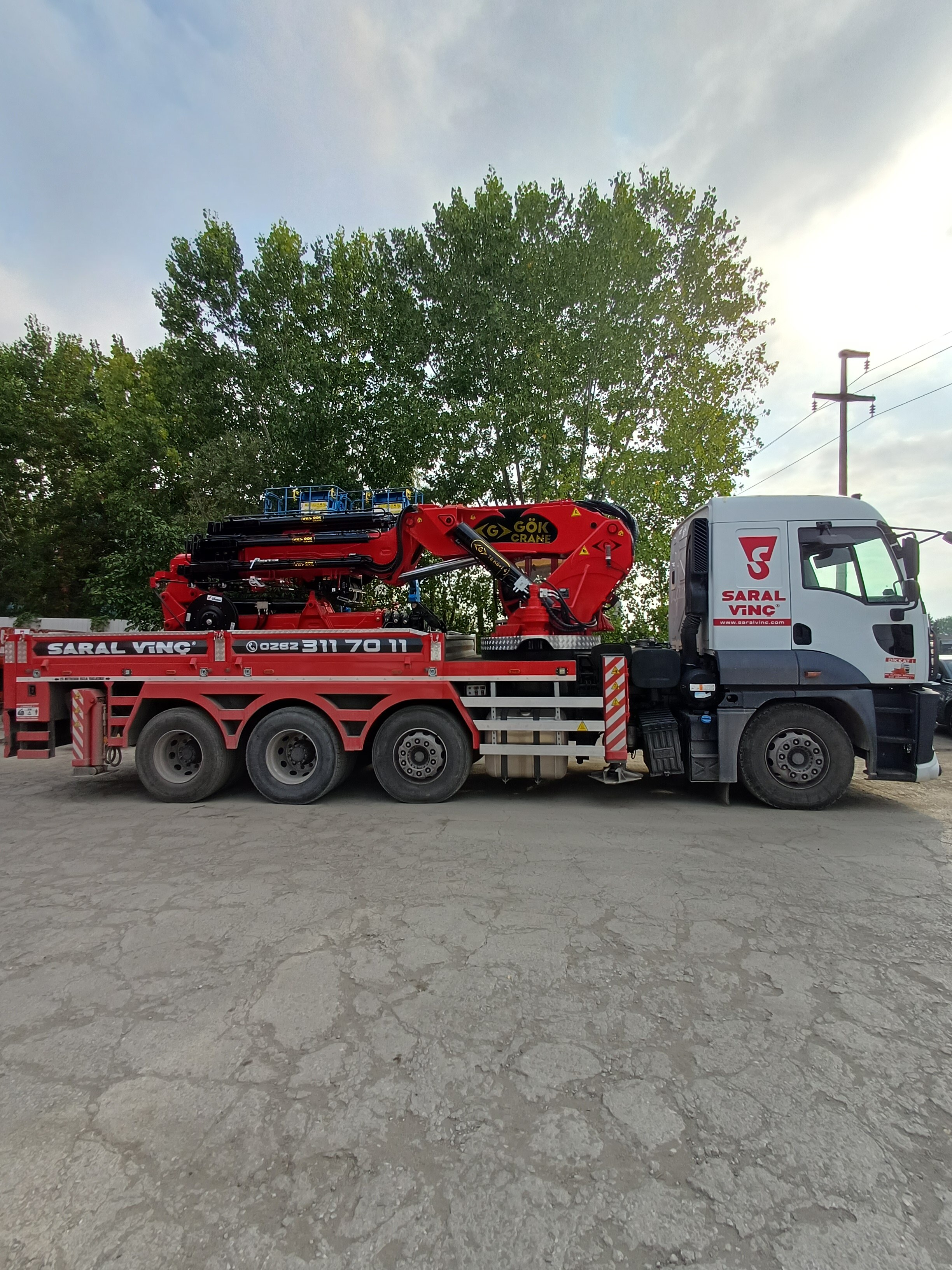 26 Ton Kamyon Üstü Vinç